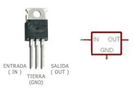 fuente de alimentación doble salida