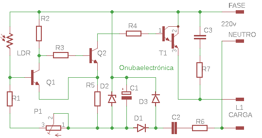 Interruptor crepuscular para voltaje 220v - OnubaElectrónica .es