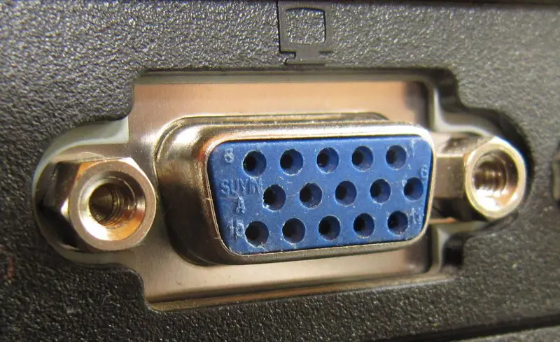 Conector de video SVGA D-sub 15pin