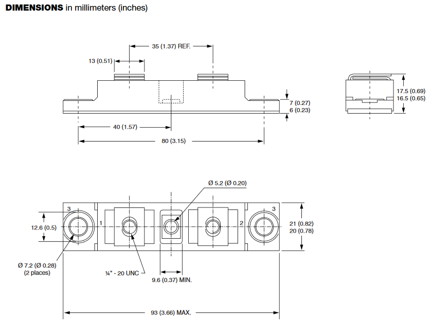 Dimensiones del encapsulado TO-244