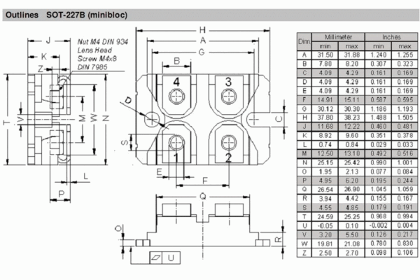 Encapsulado SOT-227